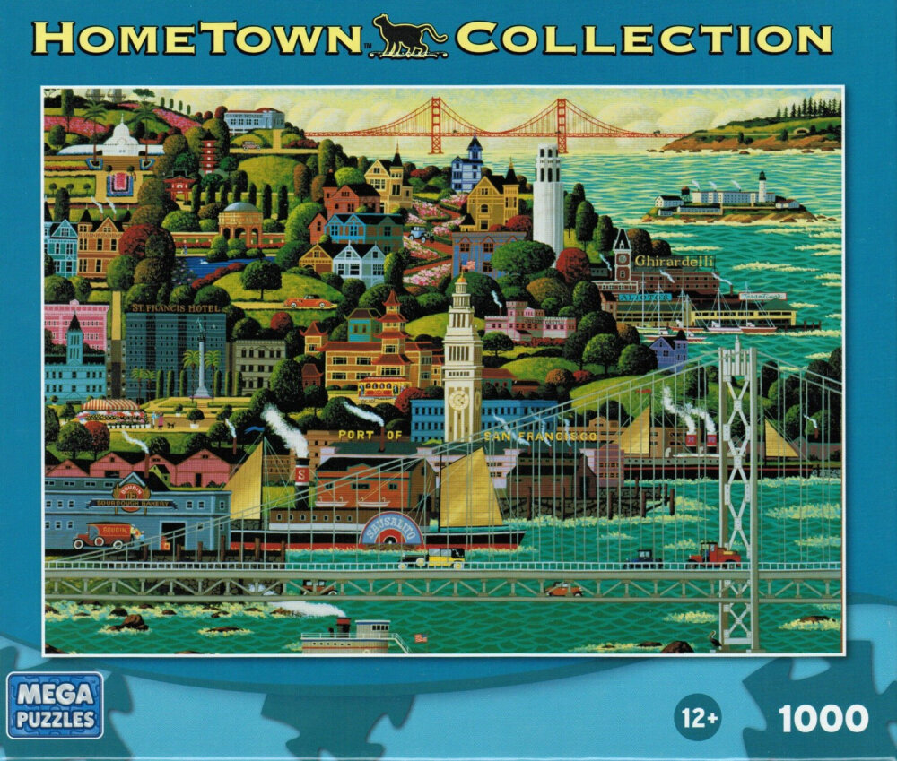 品牌：Mega
图名：Hometown Collection-San Francisco
片数：1000片