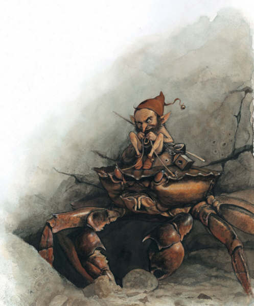 1996年，让-巴蒂斯•特蒙赫（Jean-Baptiste Monge）与爱尔•菲罗尼厄尔（Erle Ferronniere）合作发表了自己的第一本插画书《万圣节》（Halloween）。他与爱尔﹒菲罗尼厄尔一起共事了10年。2004年，两人同意结束合作关系，各自发展。两年后，让-巴蒂斯•特蒙赫（Jean-Baptiste Monge）发表了自己单飞后的第一本插画图书 《速写档案：第一卷》（Carnet de croquis, archives de Feerie Tome I）（独立完成了所有的插画、文本和构图）。同期，他与克里斯托尔﹒皮萨维﹒叶维诺尔特Christelle Pissavy-