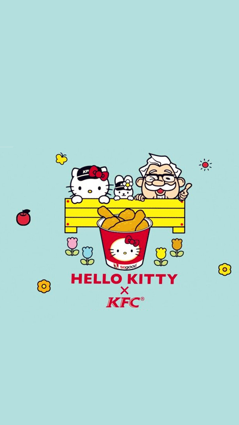 iPhone5 iPhone6 iPhone6 Plus wallpaper wechat 微信背景 壁纸 锁屏 待机 主题 桌面 可爱 Hello Kitty