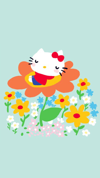 iPhone5 iPhone6 iPhone6 Plus wallpaper wechat 微信背景 壁纸 锁屏 待机 主题 桌面 可爱 Hello Kitty