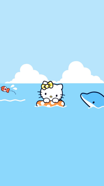 iPhone5 iPhone6 iPhone6 Plus wallpaper wechat 微信背景 壁纸 锁屏 待机 主题 桌面 可爱 Hello Kitty