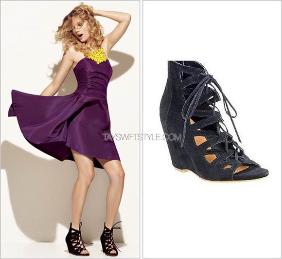 Flare | June 2009 Aldo ‘Maune Lace Up Black Suede Pumps’ - no longer available