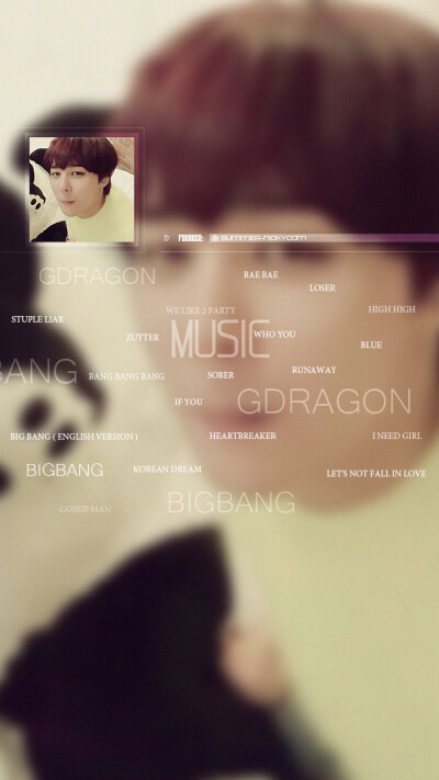 G-DRAGON权志龙#bigbang#原创高清手机壁纸#微博:GDRAGON_SUMMERNICKYCOM#iPhone#安卓#锁屏#桌面#