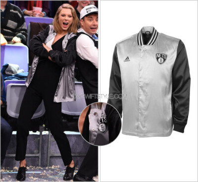 Brooklyn Nets segment | The Tonight Show Starring Jimmy Fallon | February 17, 2015 Adidas ‘Brooklyn Nets Gray Second Half Jacket’ - $109.95 http://tieba.baidu.com/p/3592878703?pn=1