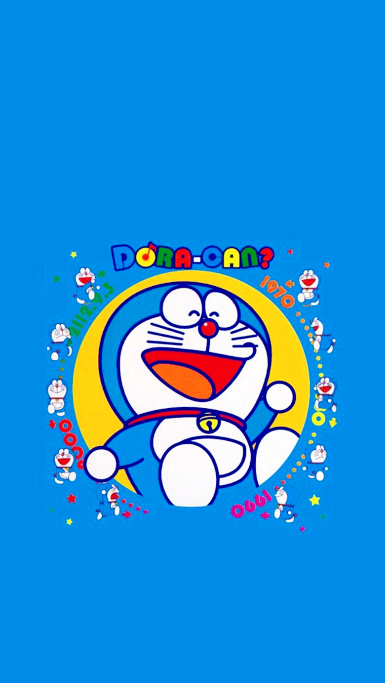 iPhone wallpaper wechat 壁纸 锁屏 主题 哆啦A梦 机器猫 Doraemon