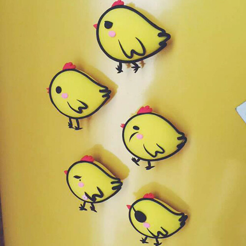 盗笔小黄鸡冰箱贴超轻粘土by大大面
