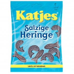 德国进口katjes嘉思创意鲨鱼造型甘草润喉软糖袋装 200g 现货