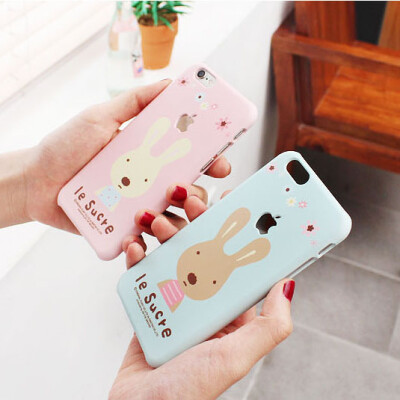 韩国砂糖兔iPhone6 plus超薄手机壳iPhone6可爱兔子保护套