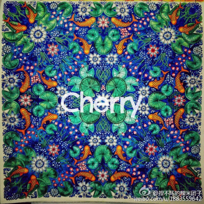 秘密花园 来自微博cherry