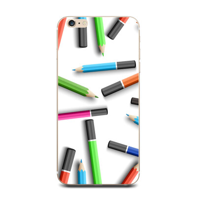 彩色铅笔iphone6苹果手机壳plus保护套5s文艺创意tpu硅胶软壳