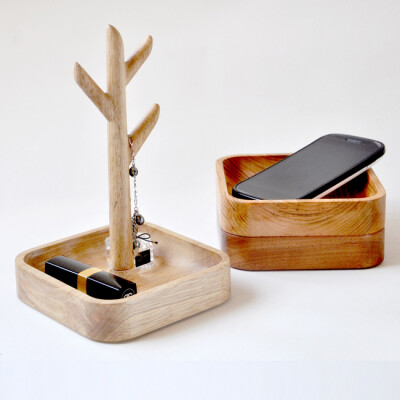 树丫首饰盒|原木收纳架|家居|原创设计|创意礼品|整理|