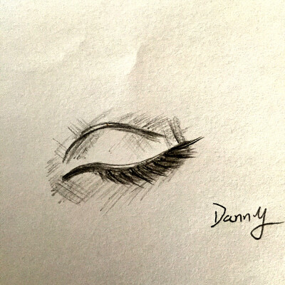 眼睛 伤感 绘画 素描 铅笔画 Danny