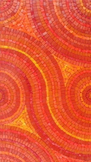 iPhone 壁纸 简约 橘色