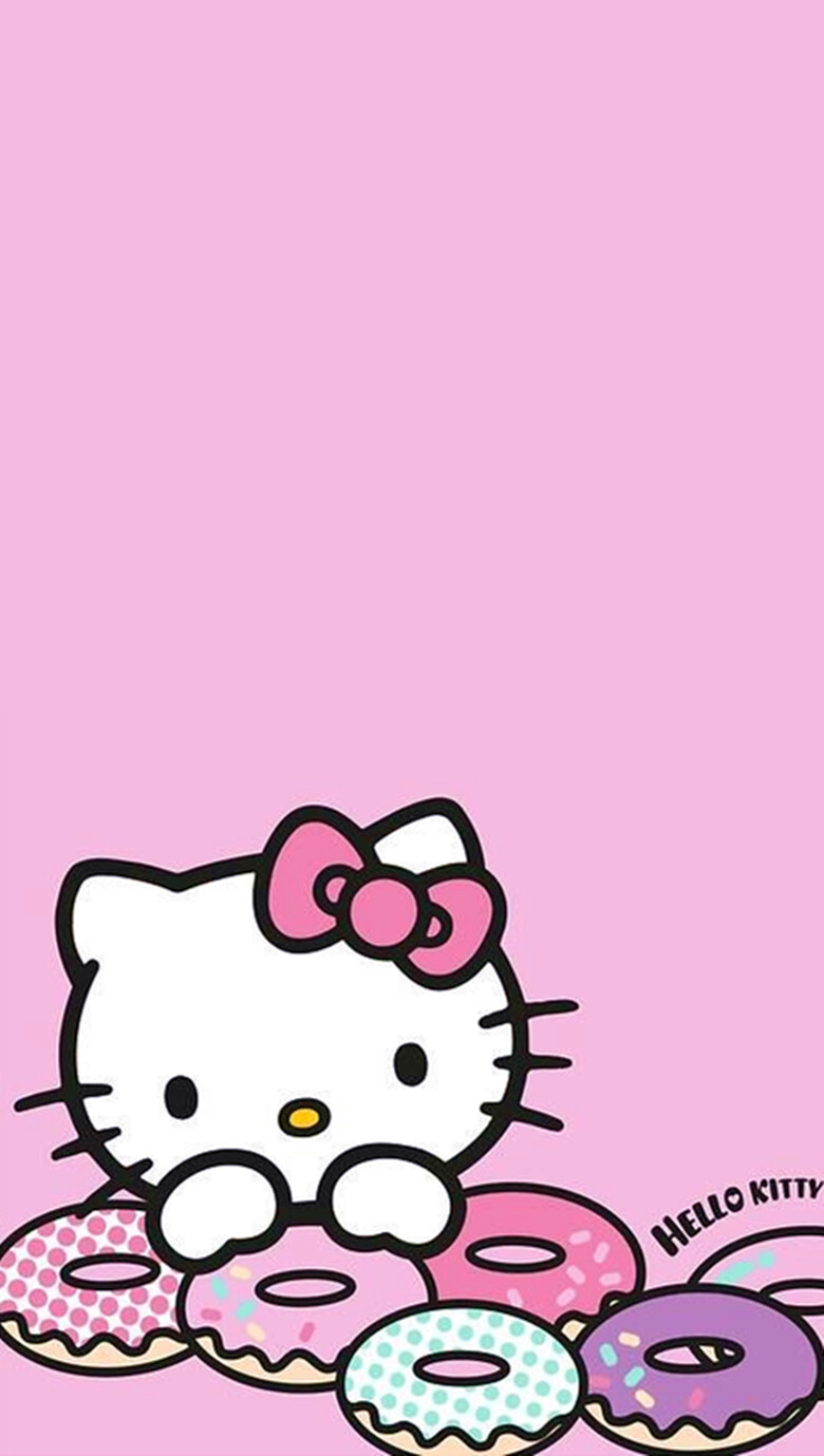 iPhone 壁纸 可爱 Hello Kitty