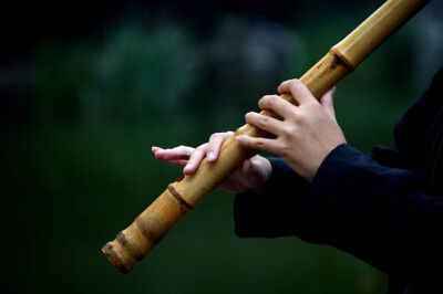 【尺八】中国吴地和日本传统乐器名。竹制，外切口，五孔（前四后一），属边棱振动气鸣吹管乐器，以管长一尺八寸而得名，其音色苍凉辽阔，又能表现空灵、恬静的意境。