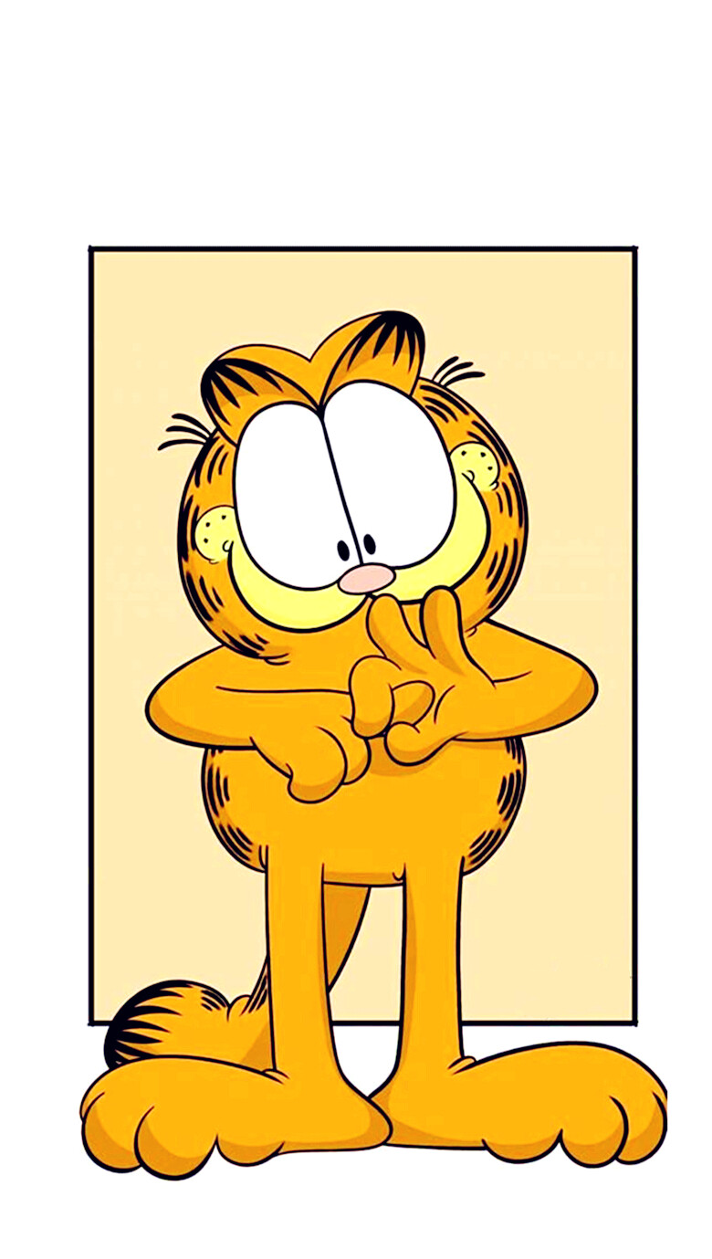 iPhone 壁纸 加菲猫 Garfield