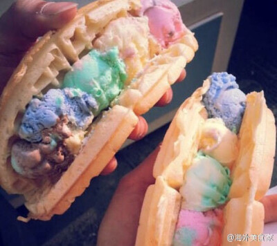 Ice Cream Waffle华夫饼