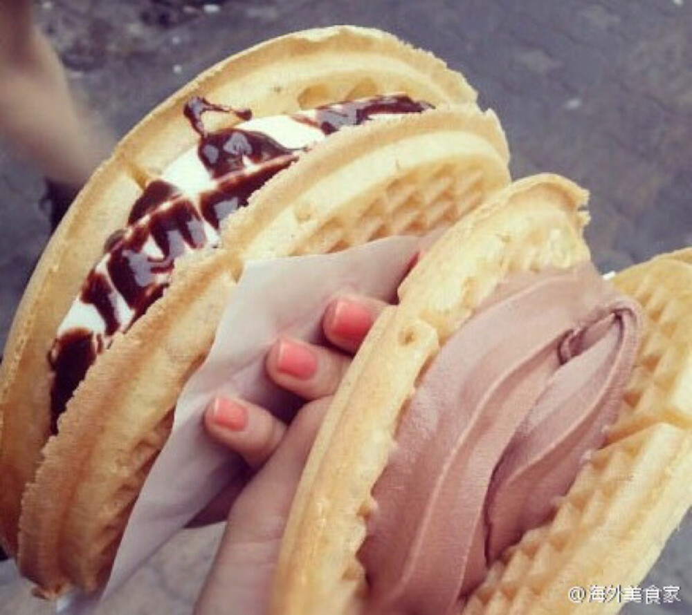 Ice Cream Waffle华夫饼