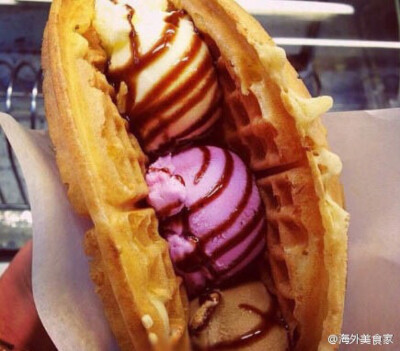 Ice Cream Waffle华夫饼