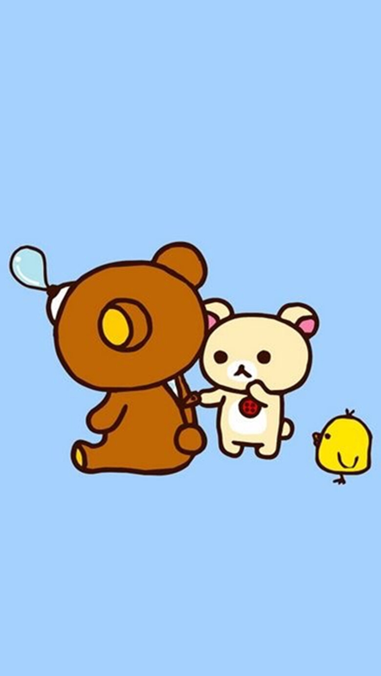 iPhone 壁纸 轻松熊 rilakkuma