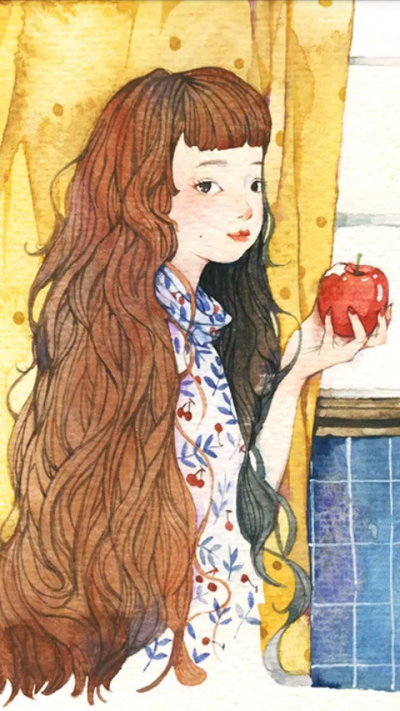 《那个女孩》插画师 那仁-sun