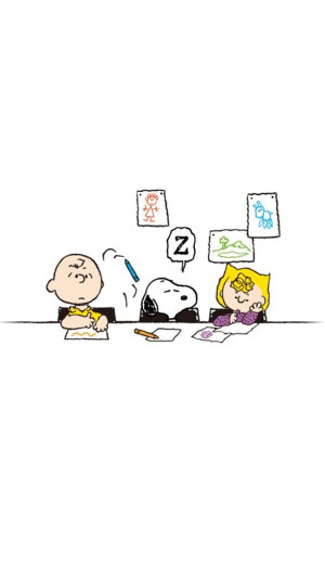 iPhone wechat 微信 壁纸 可爱 史努比 Snoopy