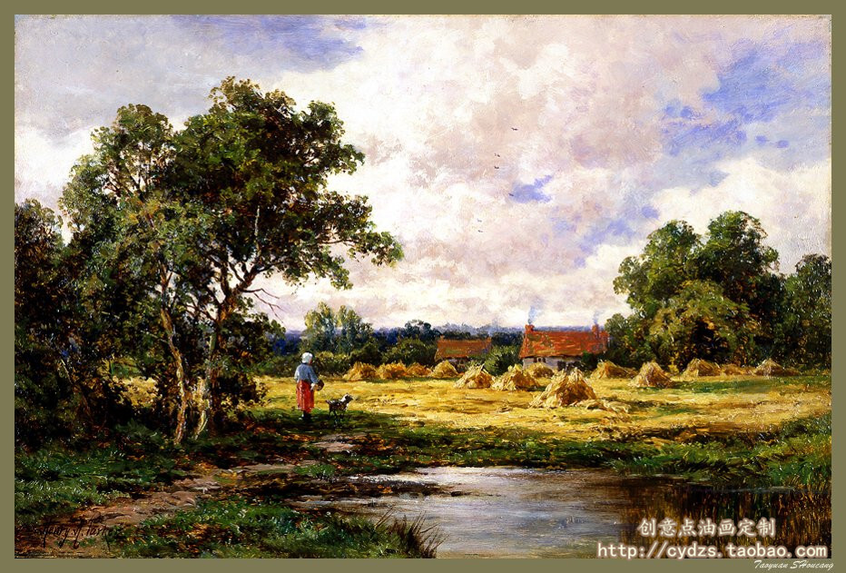 家居 艺术 绘画 风景 油画 装饰画 美图