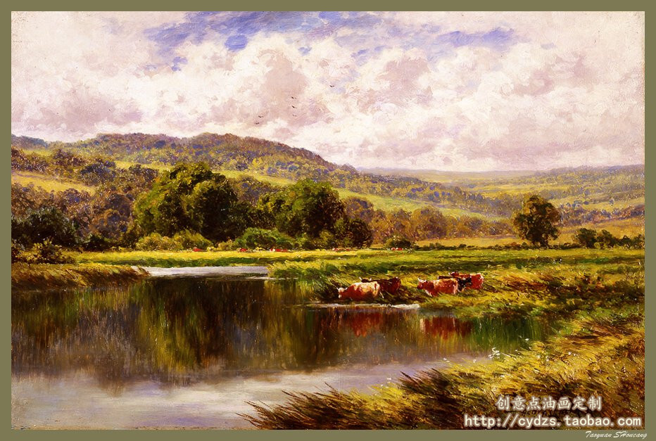 家居 艺术 绘画 风景 油画 装饰画 美图