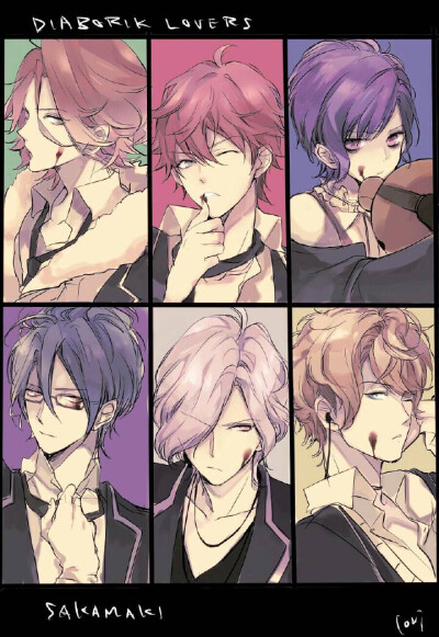 DIABOLIK LOVERS 魔鬼戀人 乙女 逆卷家族 无神家族 月浪家族 逆卷绫人 逆卷礼人 逆卷修 逆卷昴 逆卷奏人. 逆卷怜司 无神梓 无神皓 无神悠真 无神琉辉 月浪卡拉 月浪辛