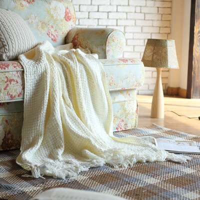 掬涵大肚纱 休闲毯 空调毯 家居毯 装饰毯 流苏毯 盖毯床毯