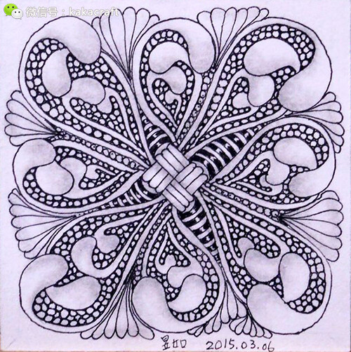 禅绕画 zentangle www.chanrao.me