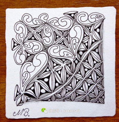 禅绕画 zentangle www.chanrao.me