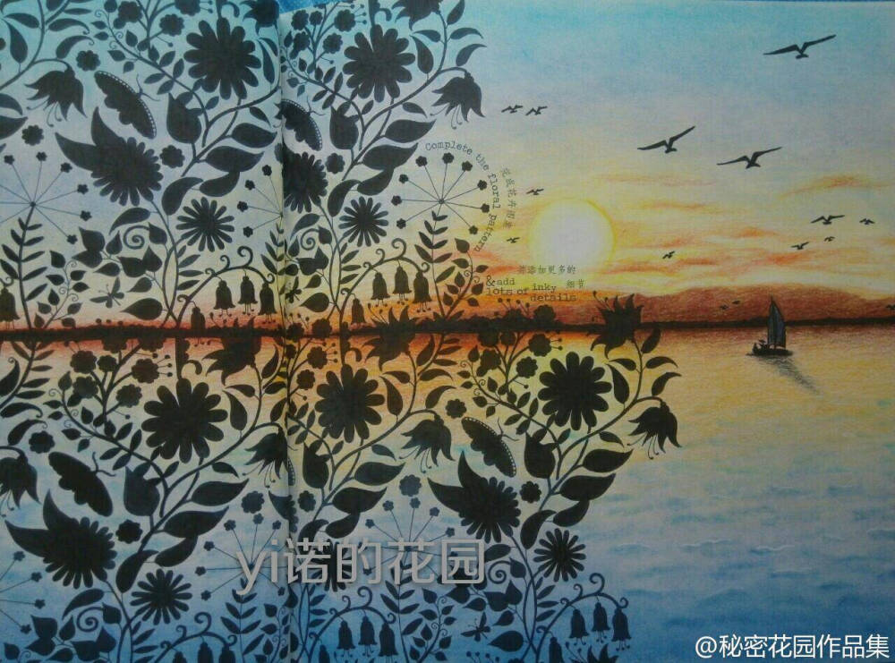 搜集的《秘密花园》美图