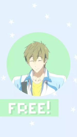 手机壁纸#平铺#橘真琴#free#男子游泳部#大天使一生推