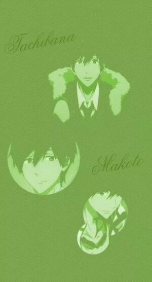 手机壁纸#平铺#橘真琴#free#男子游泳部#大天使一生推