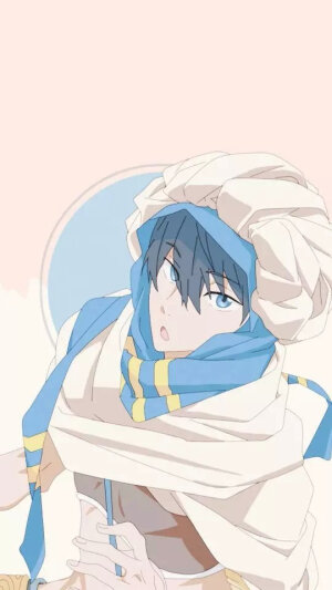 手机壁纸#平铺#七濑遥#free#男子游泳部#小海豚超傲娇OUO