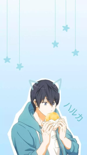 手机壁纸#平铺#七濑遥#free#男子游泳部#小海豚超傲娇OUO