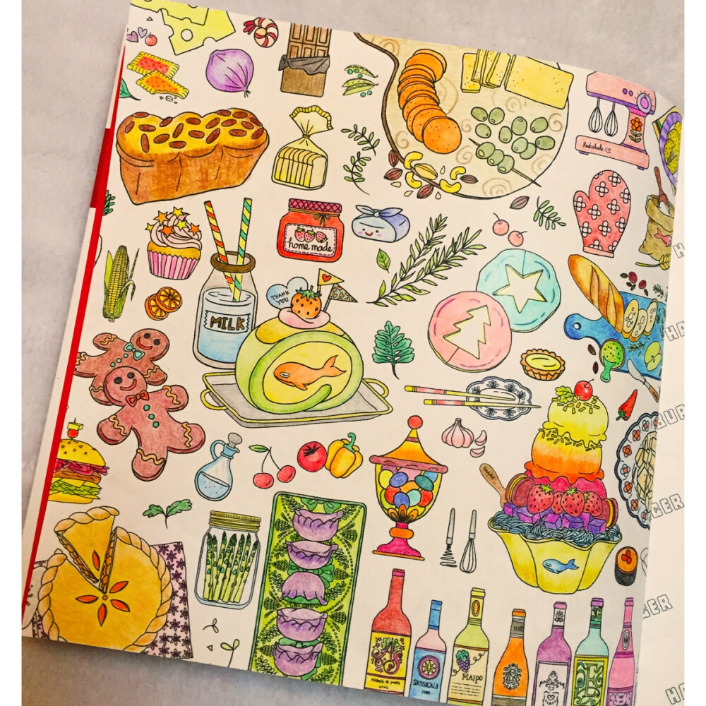 美味食光coloringandthefood秘密花园