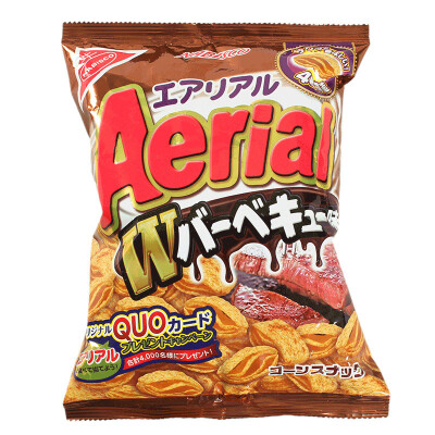 日本进口零食 纳贝斯克 Aerial 烧烤味4层脆圈70g 香浓BBQ味脆片