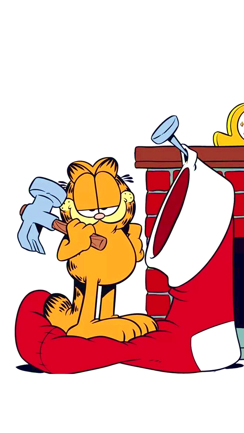 iphone壁纸加菲猫garfield