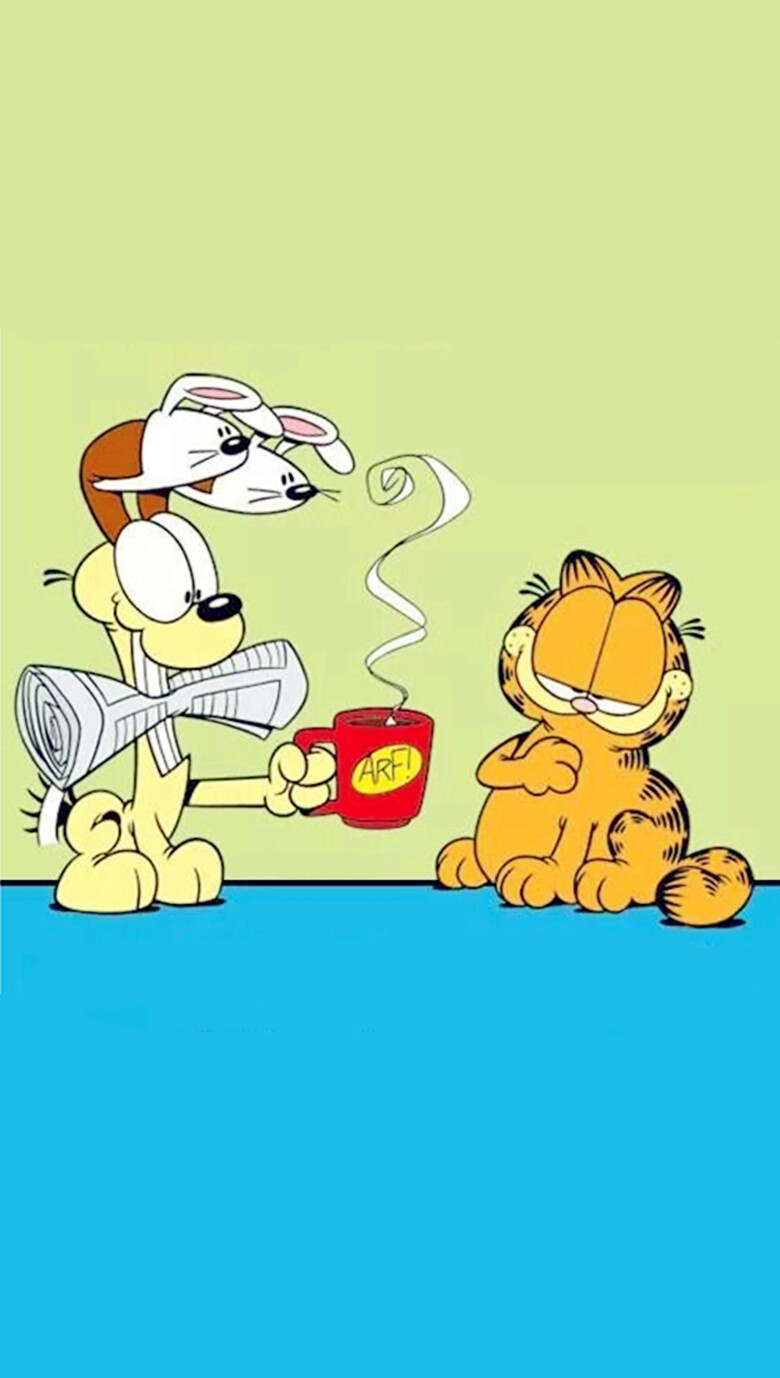 iphone壁纸加菲猫garfield