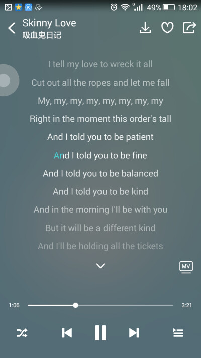 吸血鬼日记-Skinny Love