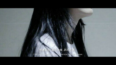 我遇见你，喜你为疾，药石无医 .