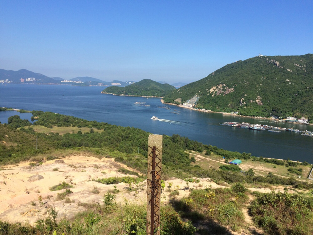 Hiking at lamma