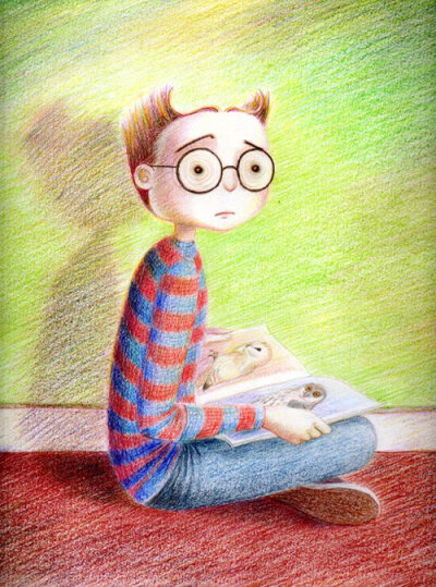 Kathy Hare的彩铅插画作品