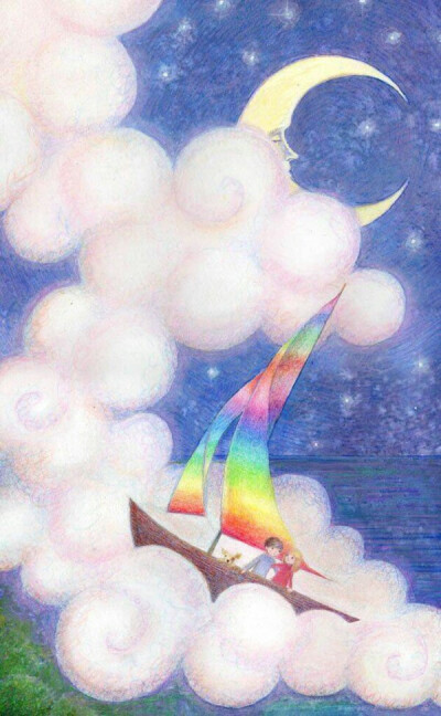 Kathy Hare的彩铅插画作品