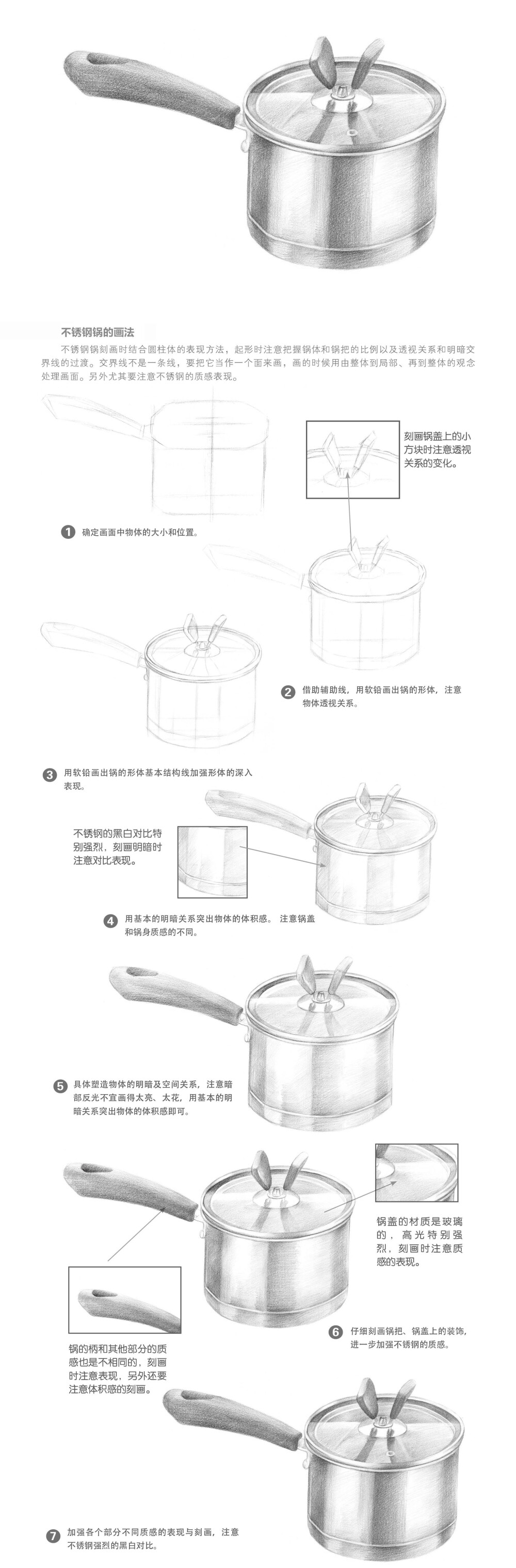 本案例摘自人民邮电出版社出版的《零基础学素描》http://product.dangdang.com/23477620.html