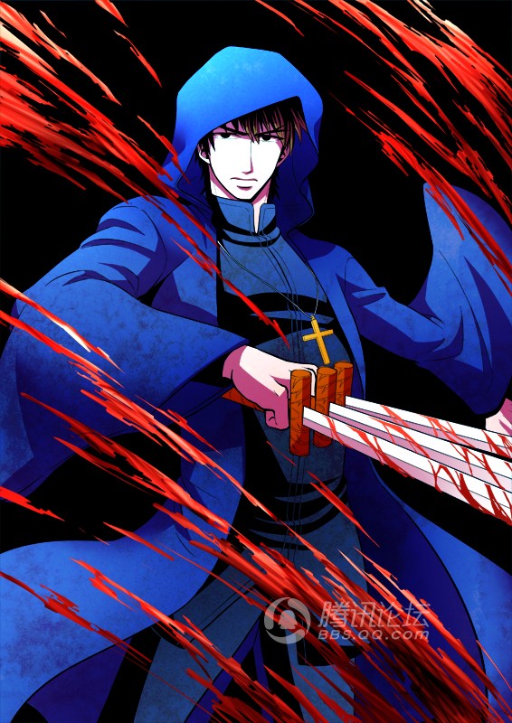 fate/zero吉尔伽美什 言峰绮礼 卫宫切嗣 Lencer saber 王 插画