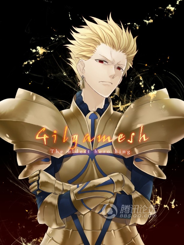 fate/zero吉尔伽美什 言峰绮礼 卫宫切嗣 Lencer saber 王 插画