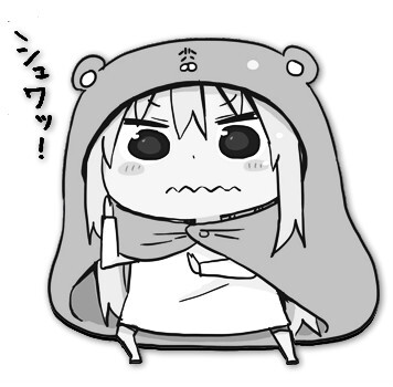 干物妹小埋 漫画 橡皮章 素材